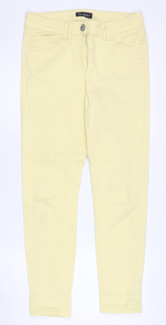 Womens UK Size 12 Marks and Spencer Regular Fit Jegging Yellow Jeans