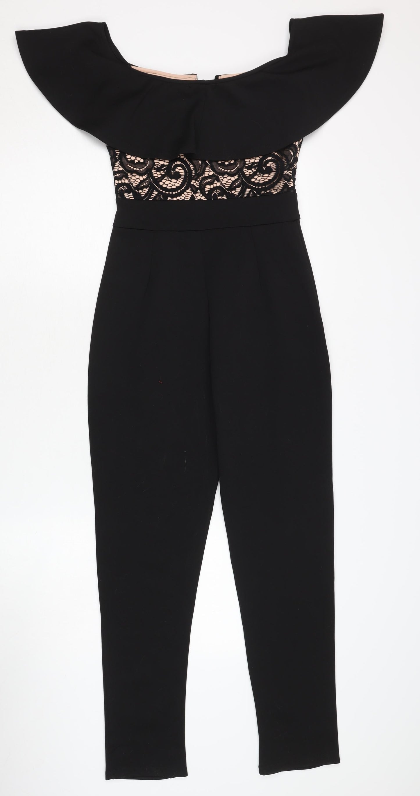 Missi London Women's Black Lace Jumpsuit Size 8