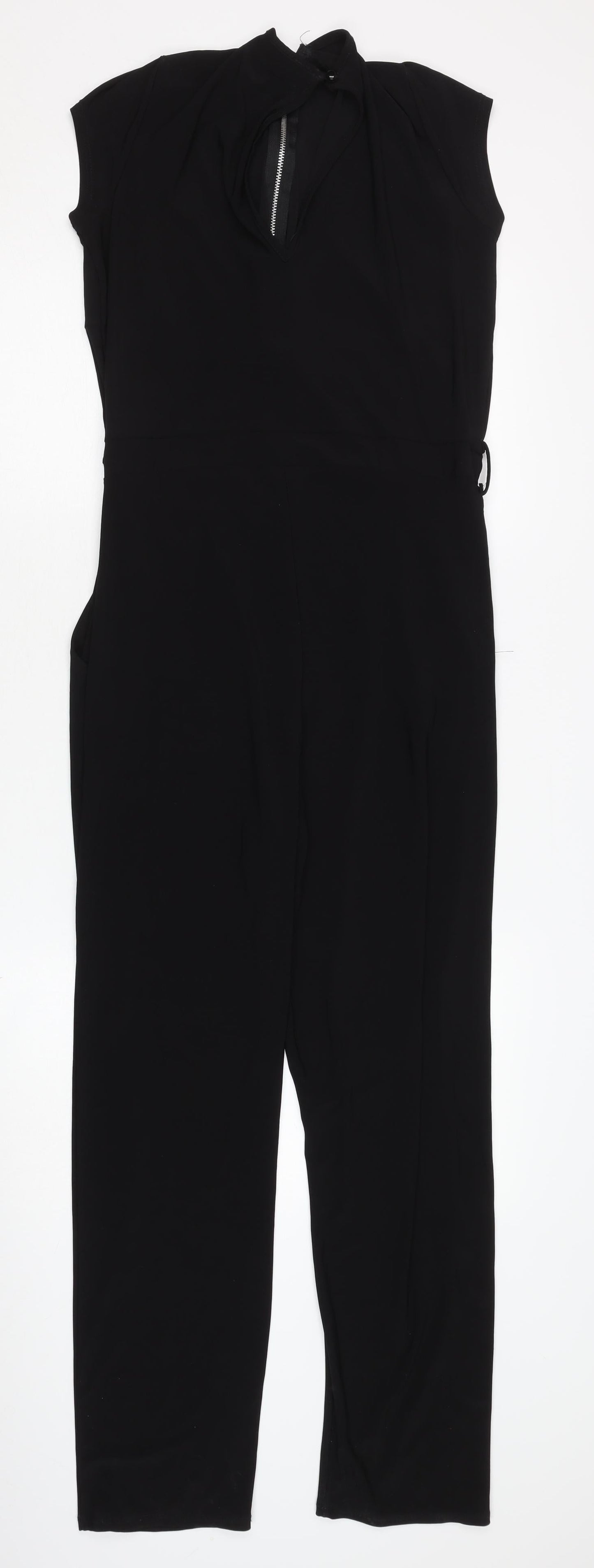 Wallis Women's Black Sleeveless Jumpsuit Size 10
