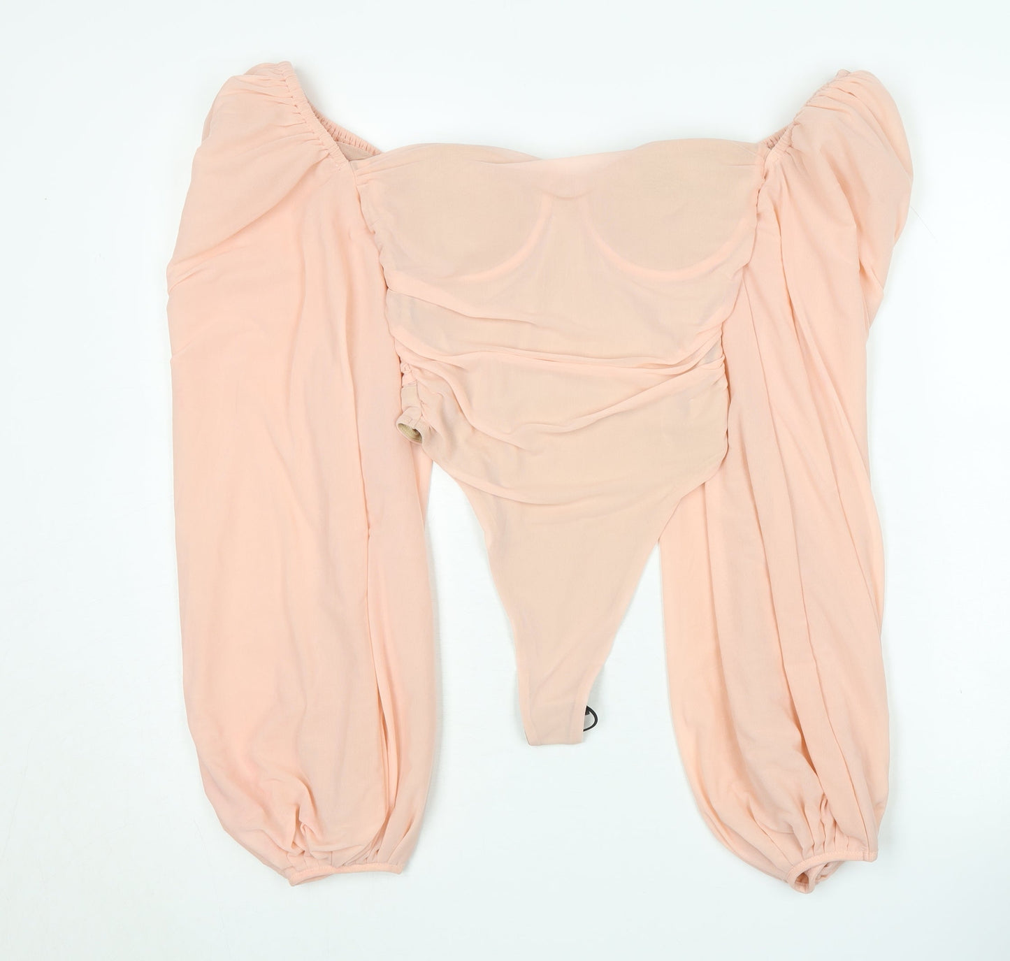 Oh Polly Women's Pink Bodysuit, UK 10, Party Wear