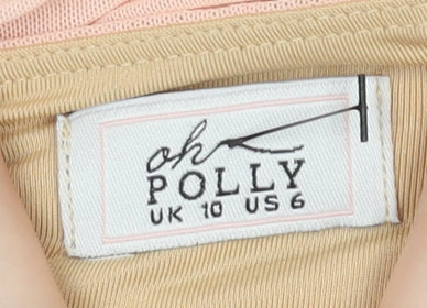 Oh Polly Women's Pink Bodysuit, UK 10, Party Wear