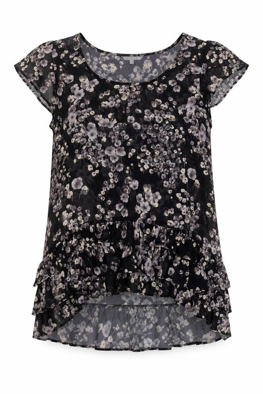 Womens UK Size 16 Unknown Black Basic Blouse