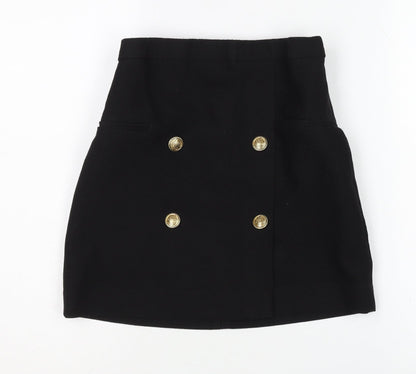 H&M Women's Black Mini Pencil Skirt Size 6