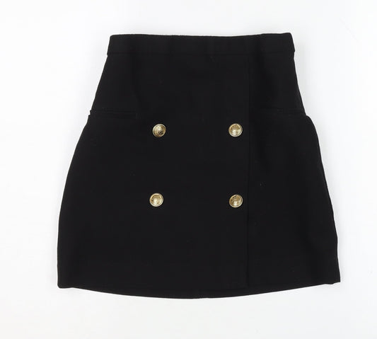 H&M Women's Black Mini Pencil Skirt Size 6