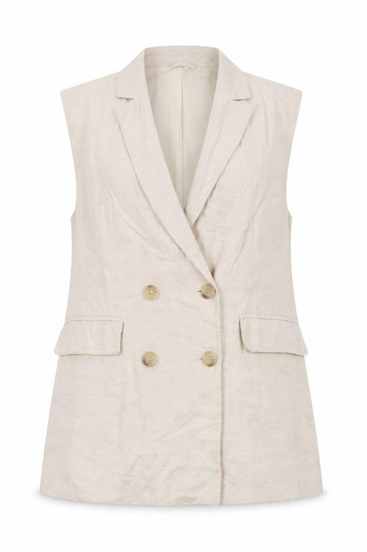Womens UK Size S H&M Regular Beige Suit Waistcoat