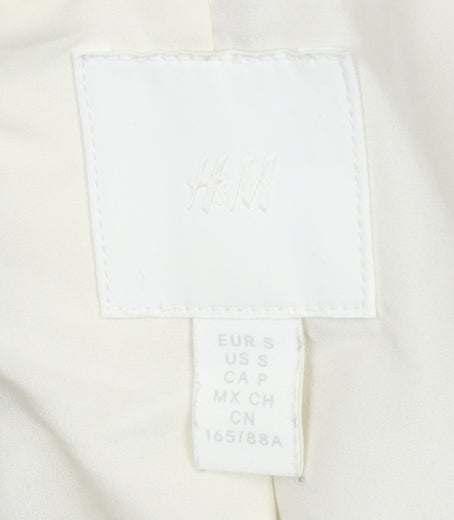 H&M Women's Beige Double-Breasted Waistcoat S