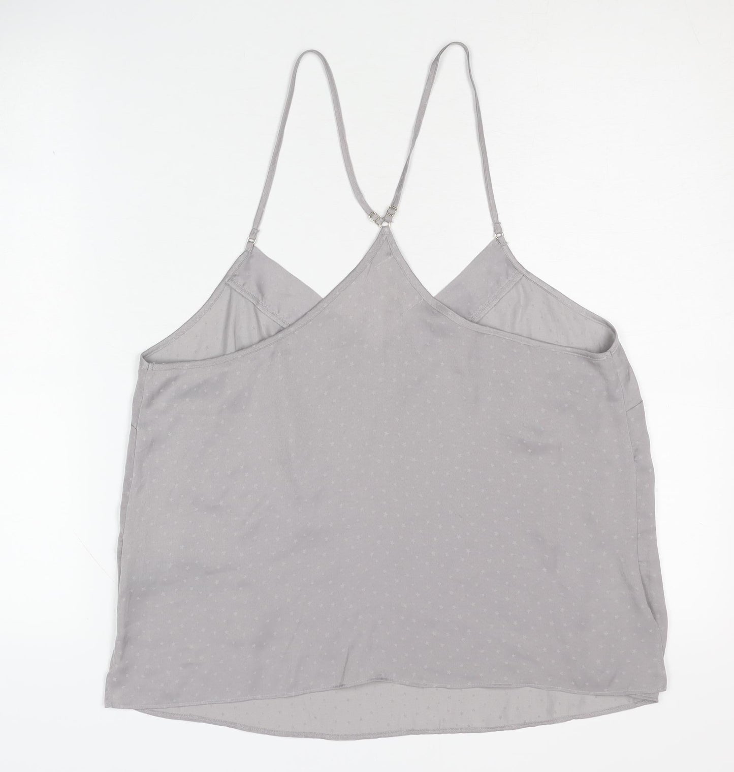 Nine by Savannah Miller Grey Cami Size 14 Sleeveless