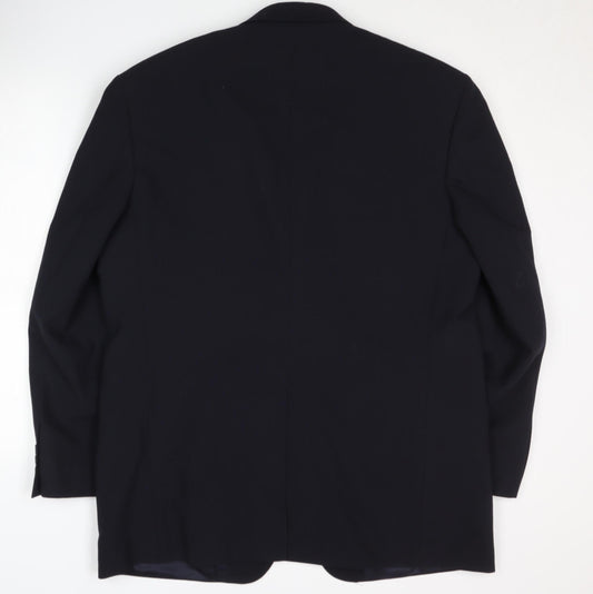 Mens UK Size 42 Marks and Spencer Regular Blue Suit Jacket