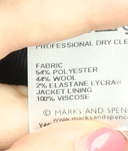 Mens UK Size 42 Marks and Spencer Regular Blue Suit Jacket
