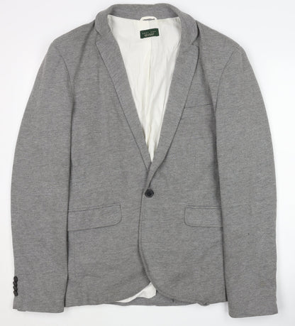 Zara Grey Men's XL Casual Blazer Jacket
