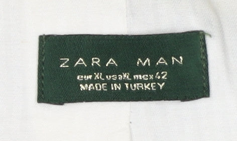 Zara Grey Men's XL Casual Blazer Jacket