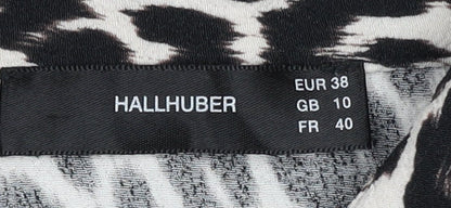 Womens UK Size 10 Hallhuber Multicoloured Basic Blouse