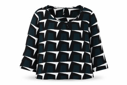Womens UK Size 10 Betty & Co Black Basic Blouse
