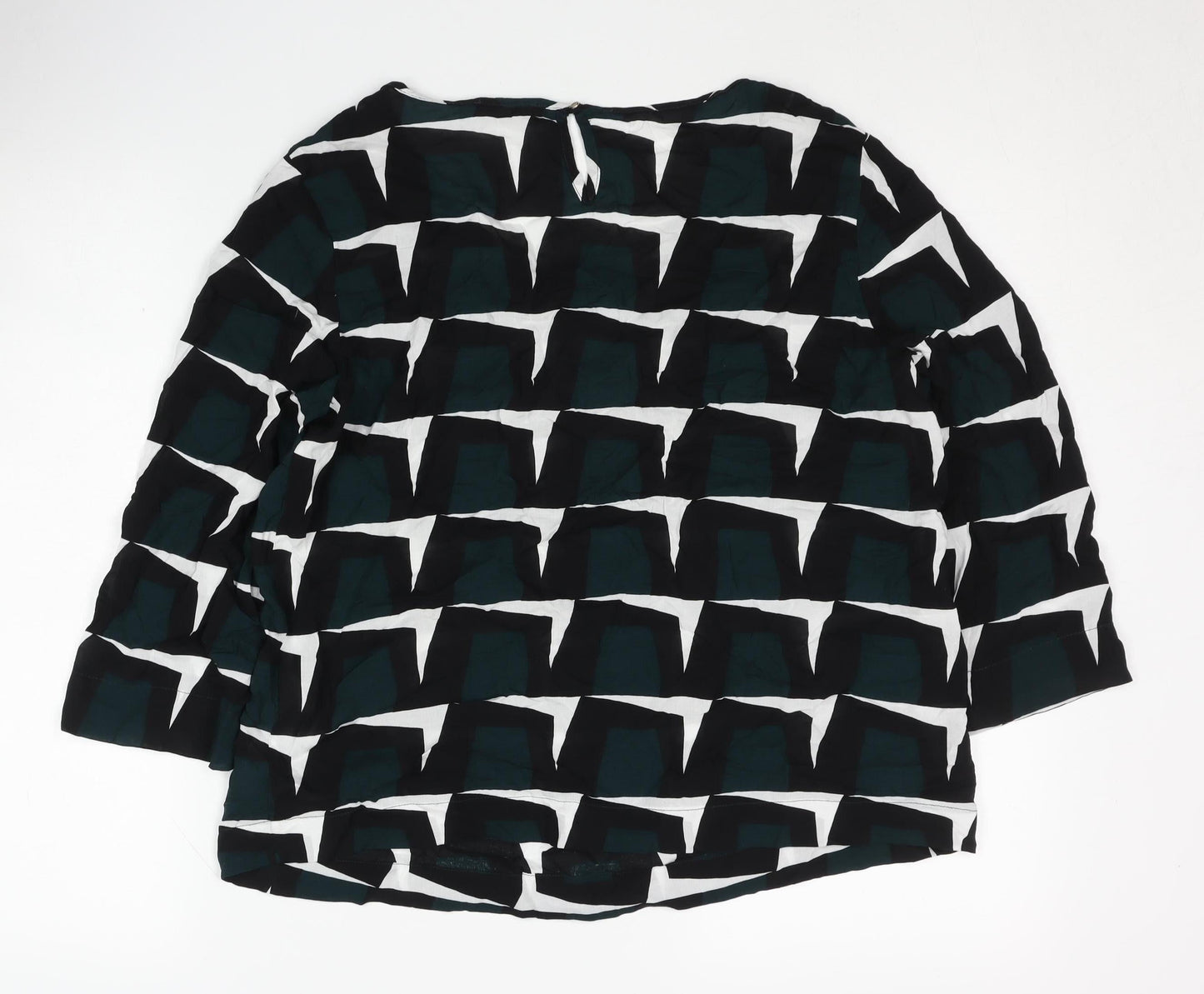 Womens UK Size 10 Betty & Co Black Basic Blouse