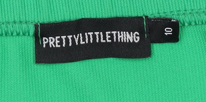 PrettyLittleThing Women’s Green Bodycon Dress Size 10