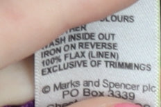 Marks and Spencer Women's Purple Flax Skirt Size 12