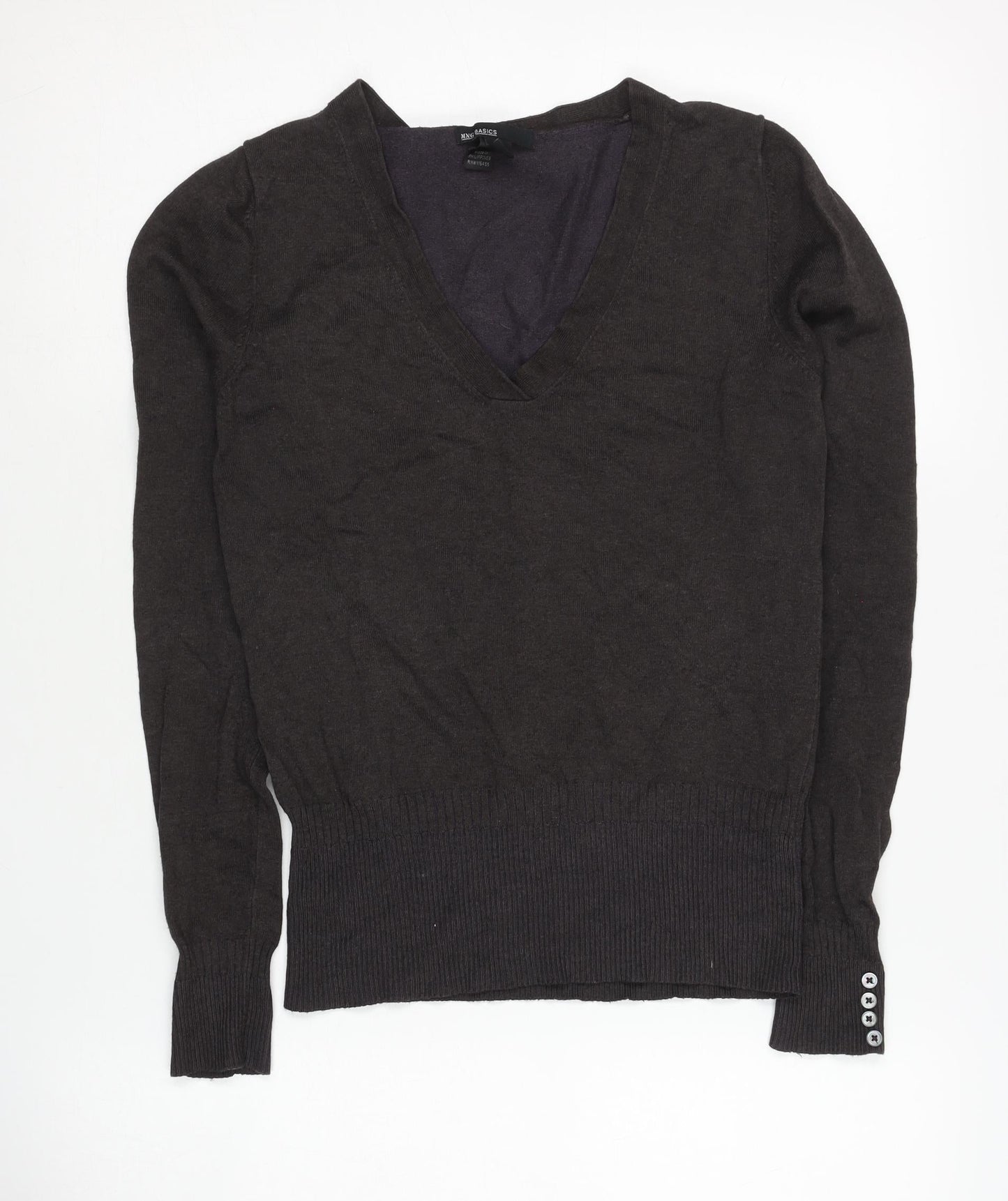Womens UK Size M MNG Basics Black Pullover Jumper