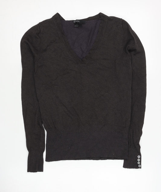 Womens UK Size M MNG Basics Black Pullover Jumper