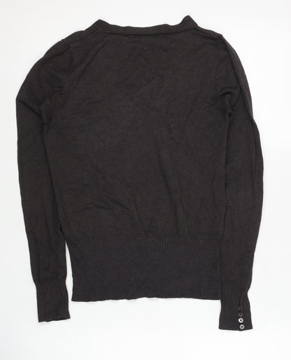 Womens UK Size M MNG Basics Black Pullover Jumper