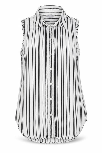 Womens UK Size 8 H&M Black Basic Button-Up