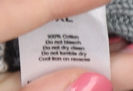 BOOHOOMAN Men's Grey XL Full Zip Cable-Knit Jumper