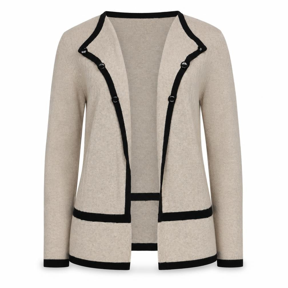 Womens UK Size 14 Per Una Beige Cardigan Jumper