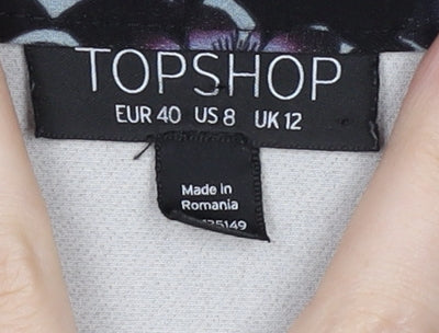 Womens UK Size 12 Topshop Straight & Pencil  Skirt