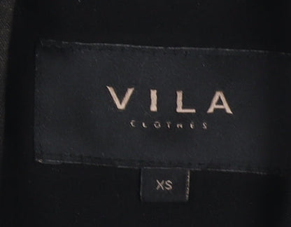 Womens UK Size XS VILA Regular Black Blazer