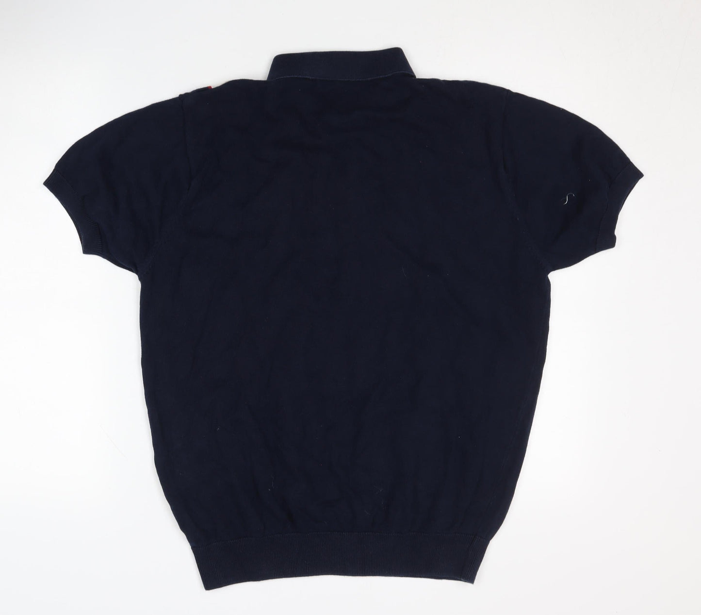 Swade Men's Blue XL Striped Polo Shirt