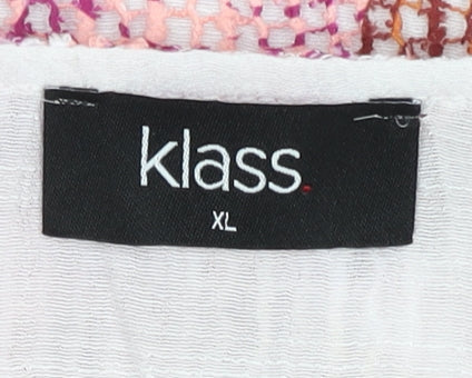 Womens UK Size XL Klass Multicoloured Pullover Jumper