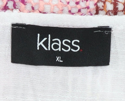 Womens UK Size XL Klass Multicoloured Pullover Jumper