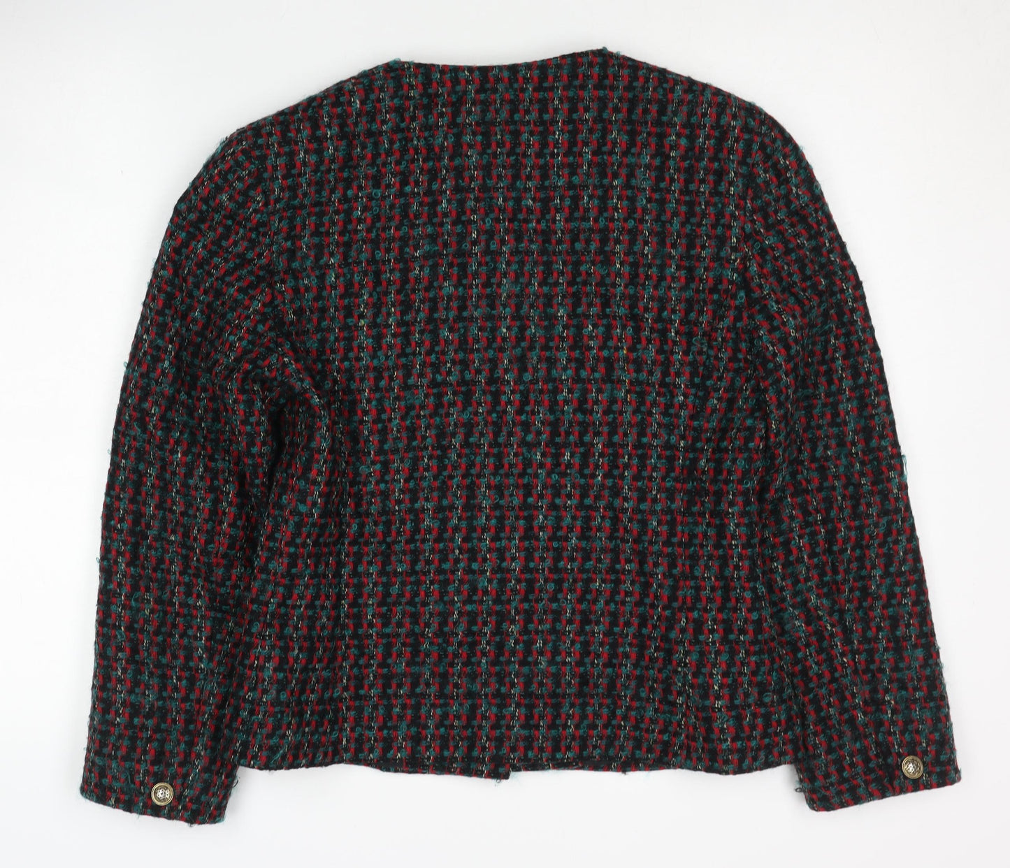 Eastex Women’s Multicoloured Check Blazer Size 10