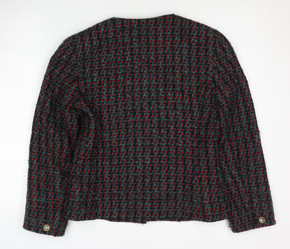 Eastex Women’s Multicoloured Check Blazer Size 10