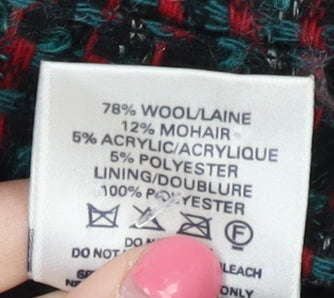 Eastex Women’s Multicoloured Check Blazer Size 10