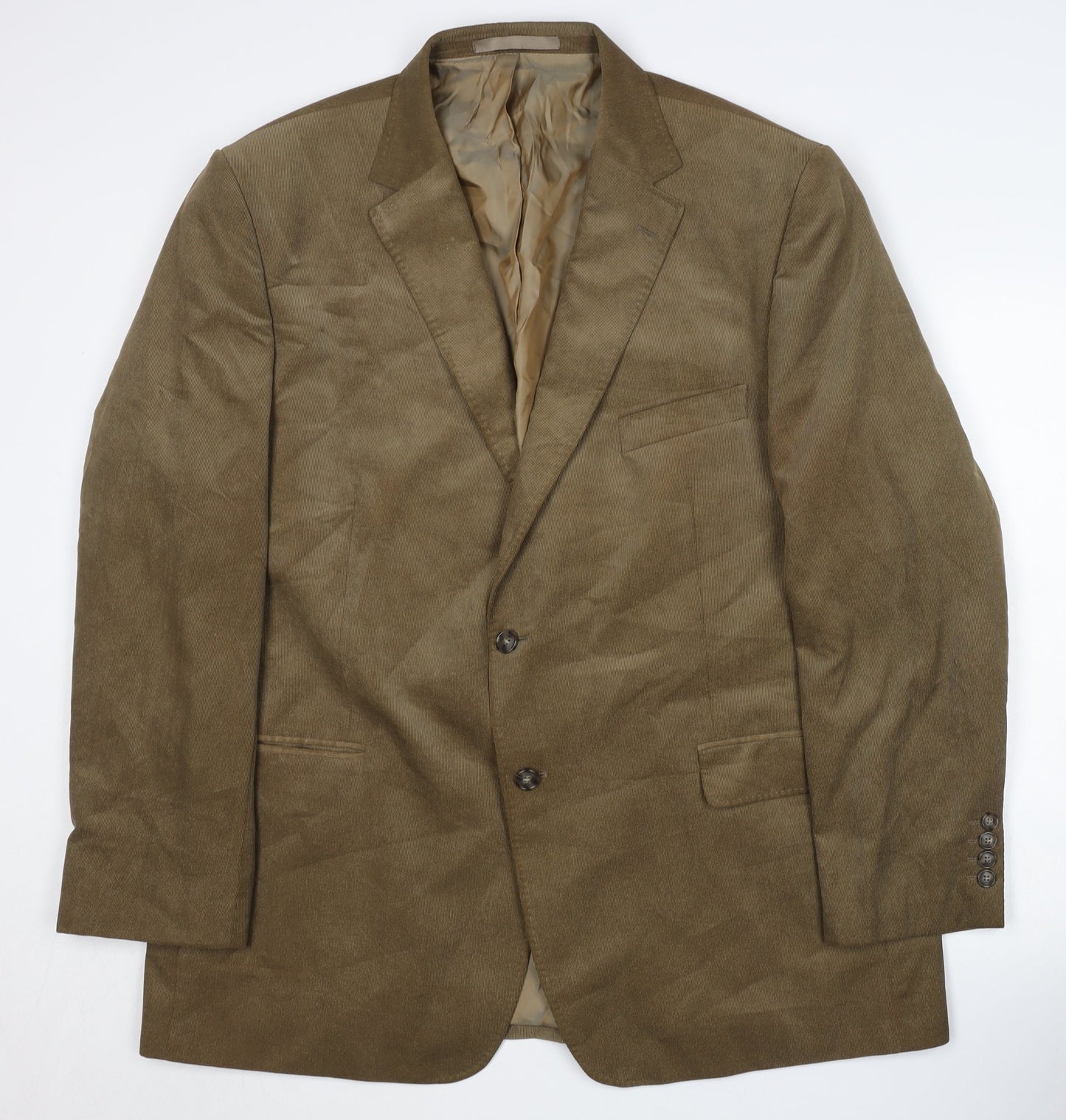 Mens UK Size 46 Marks and Spencer Regular Brown Suit Jacket