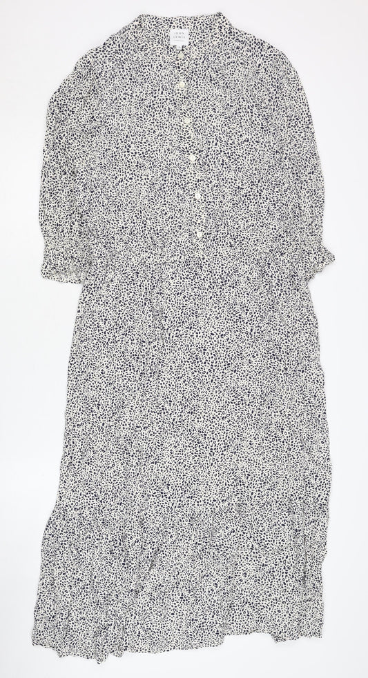 John Lewis Women's Multicoloured Shirt Dress Size 16