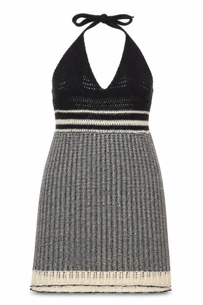 Zara Trafaluc Women's Black & White Halter Camisole M