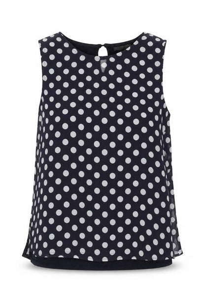 Womens UK Size 10 Topshop Blue Basic Blouse