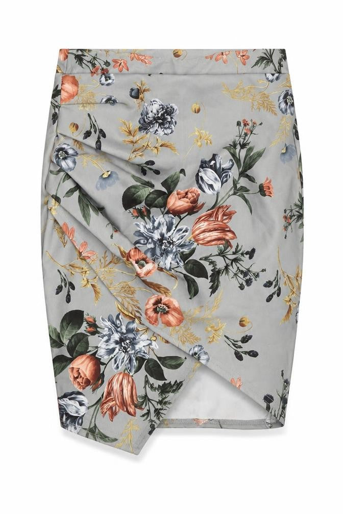 Womens UK Size 12 Boohoo Multicoloured Straight & Pencil Skirt