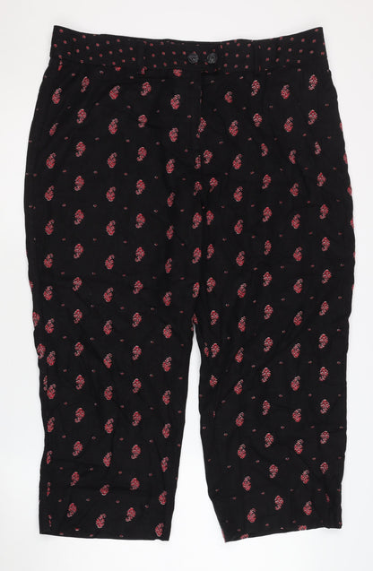 Womens UK Size 18 NEXT   Black Trousers