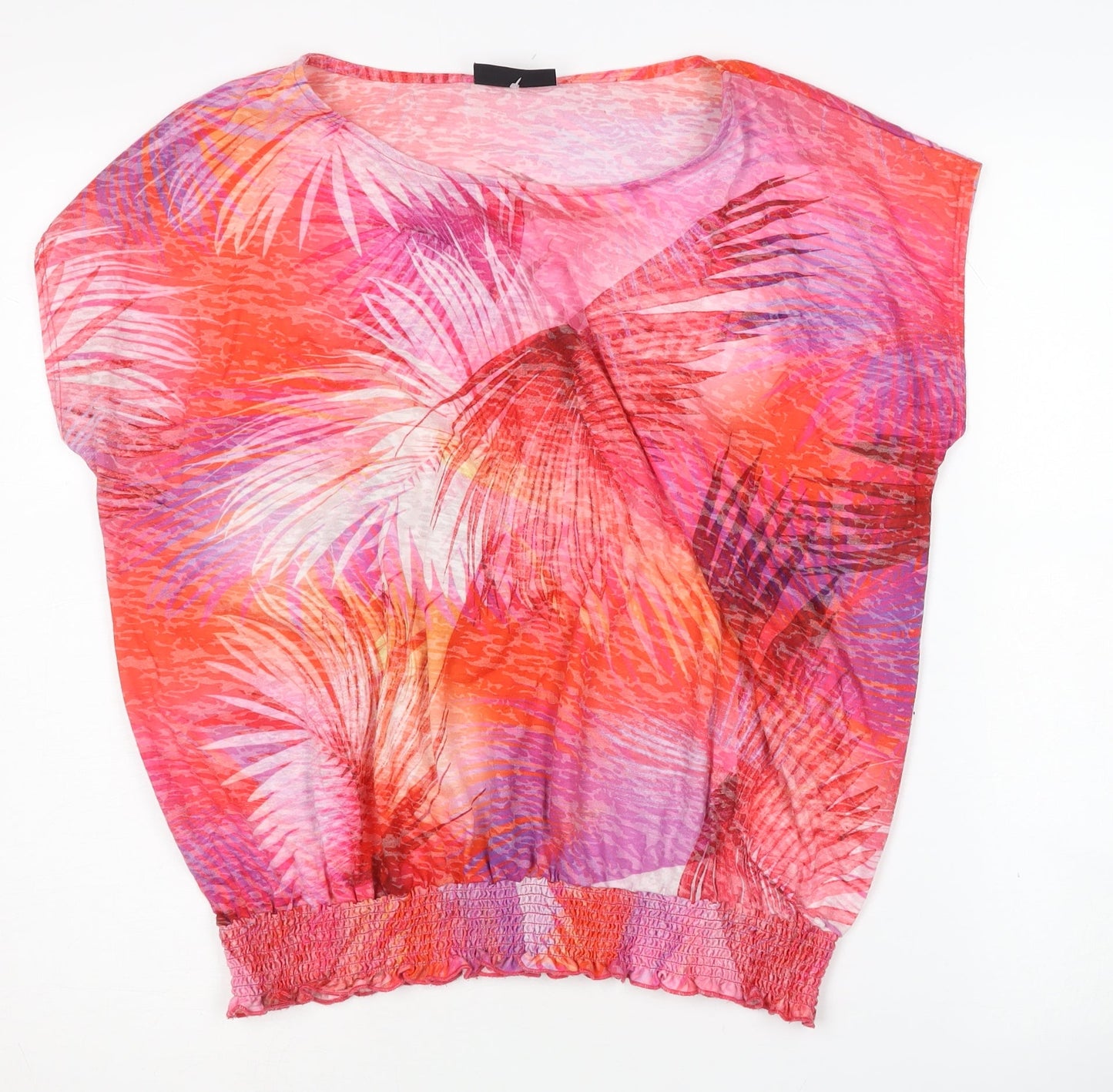 Womens UK Size S Wallis Multicoloured Basic Blouse
