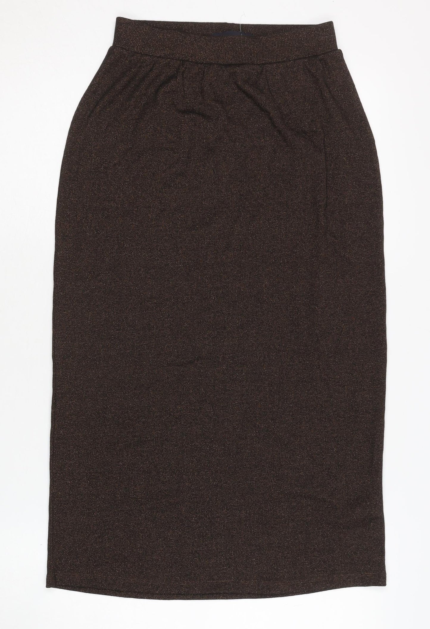 Marks and Spencer Women's Brown Midi Pencil Skirt