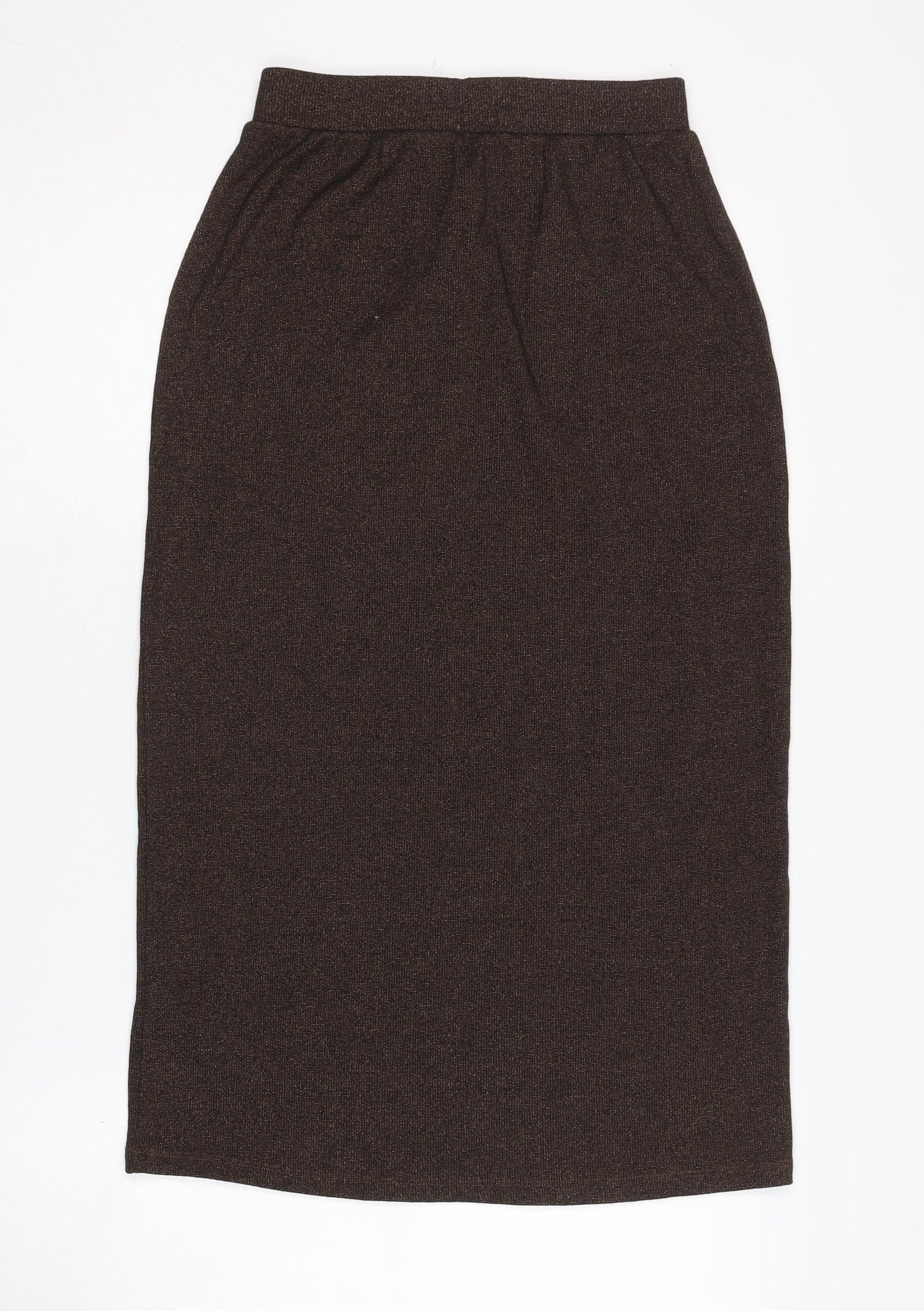 Marks and Spencer Women's Brown Midi Pencil Skirt