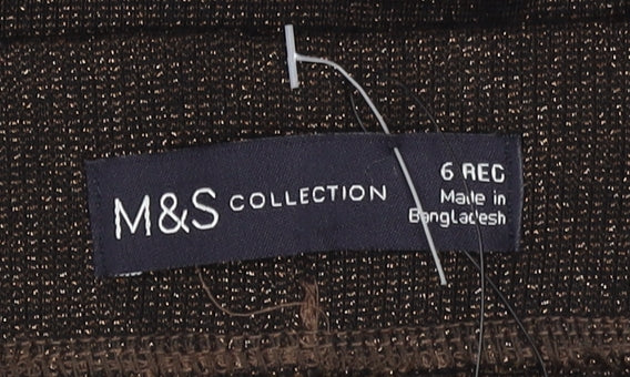 Marks and Spencer Women's Brown Midi Pencil Skirt