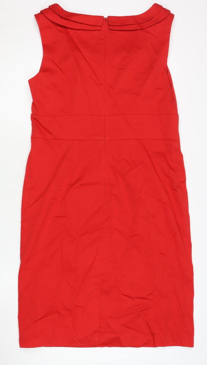 Betty Barclay Women's Red Sheath Dress Size 16