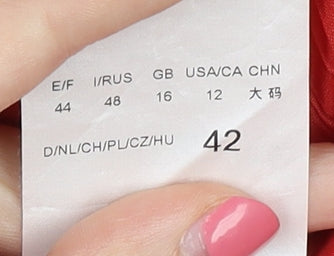 Betty Barclay Women's Red Sheath Dress Size 16