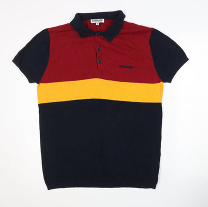 Lambretta Men's Multicoloured Polo Shirt M Casual