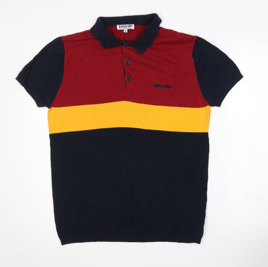 Lambretta Men's Multicoloured Polo Shirt M Casual