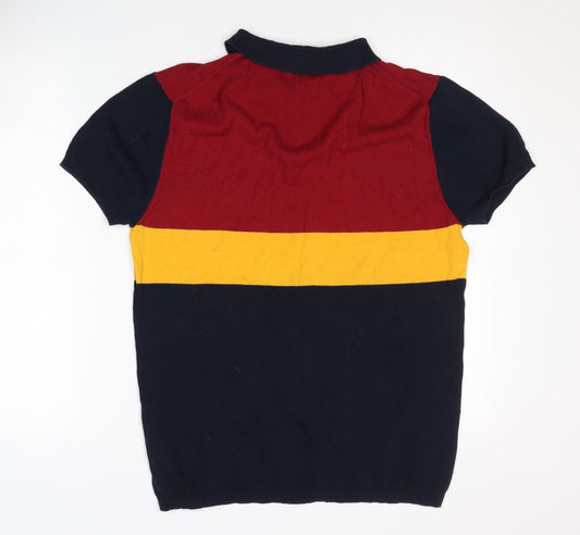 Lambretta Men's Multicoloured Polo Shirt M Casual