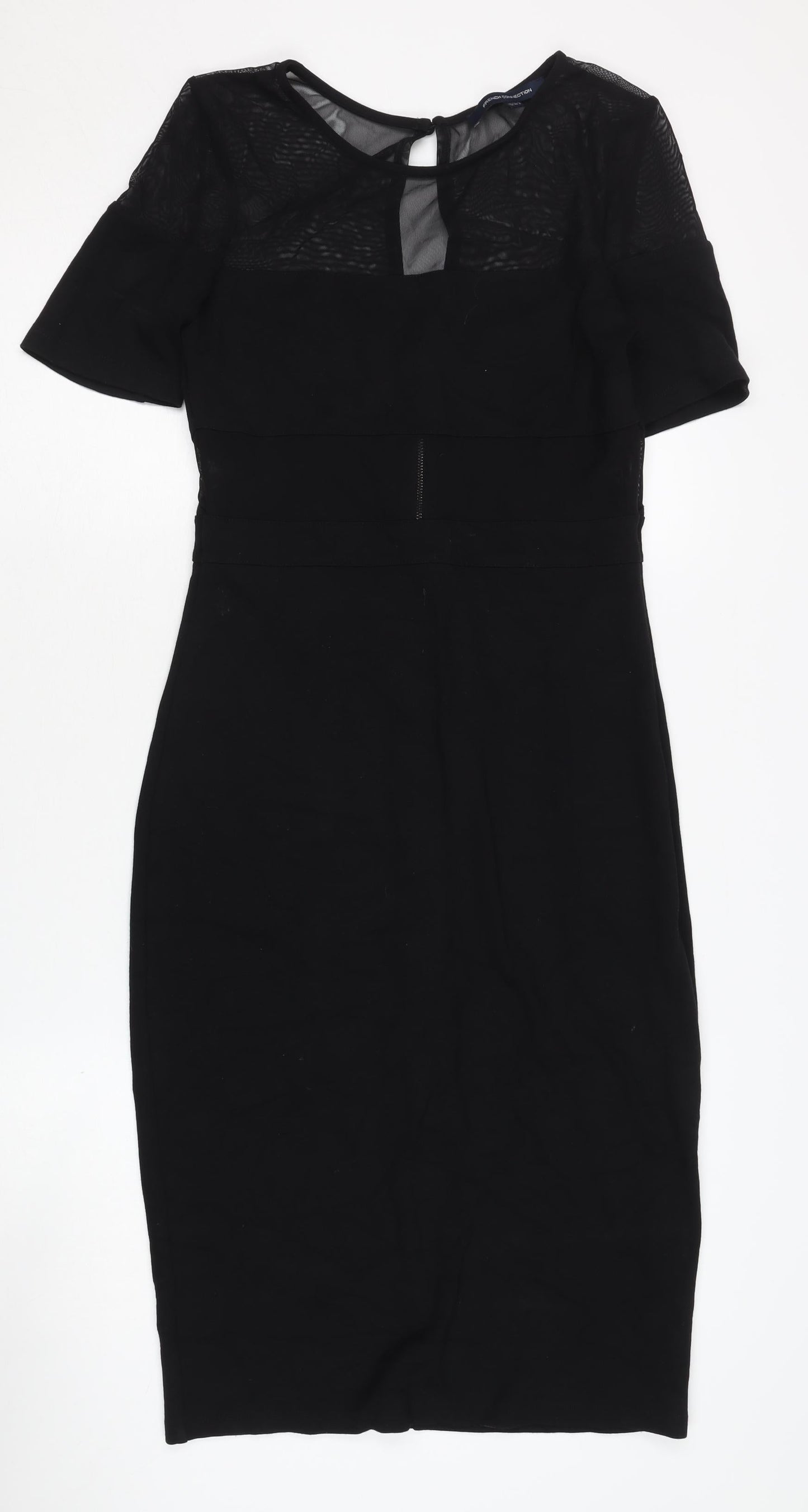 French Connection Black Sheath Dress, Women, Size 12